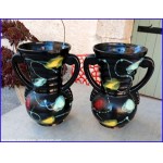 Paire de vases Po�t-Laval - ormes amphores- �poque art-deco