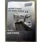 Mode d'emploi Machine � coudre double aiguille QUIGG. Ref: MD 11836