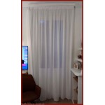 Paire de Rideaux, voilage blanc