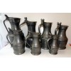 Tres Anciennes mesures 18eme lot complet de 7 pieces