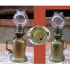 Ancienne Lampe pigeon a petrole * cuivre/laiton