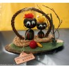 Anciens personnages figurines de l'Ile de Java en bois Num�rot� 40902